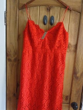 J Crew Guipure Spaghetti Strap Lace Dress - 12